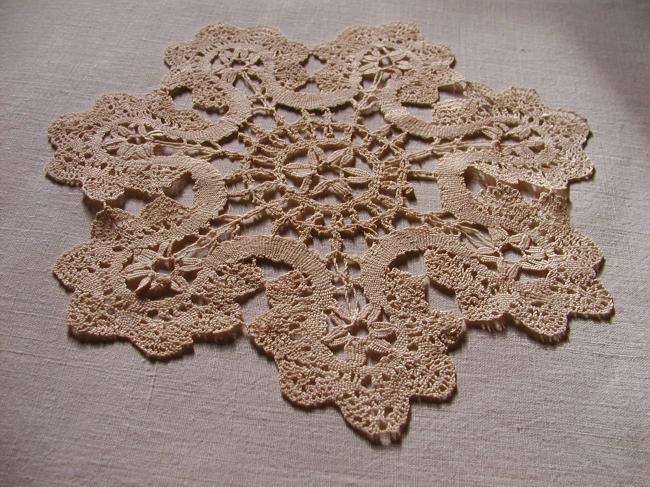 Lovely round Cluny lace doily