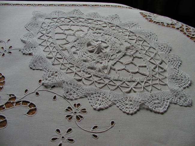 Lovely Torchon lace doily