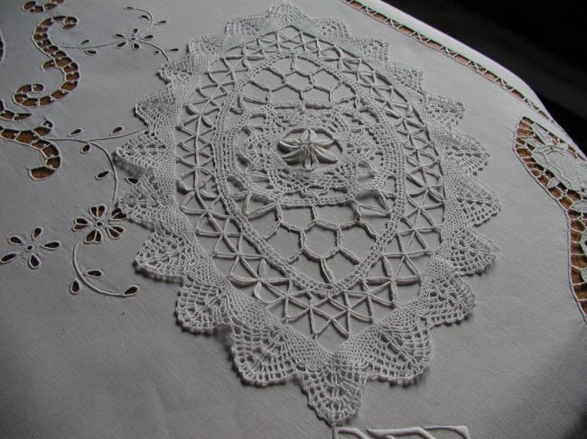 Lovely Torchon lace doily